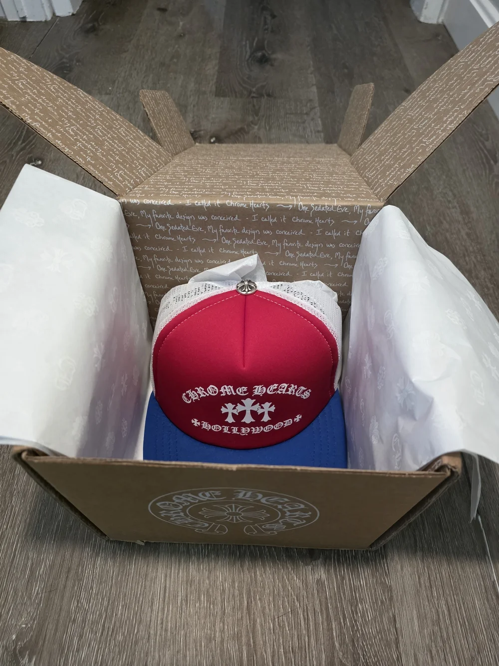 Chrome Hearts 2026 '4th Of July' Hollywood Trucker Hat